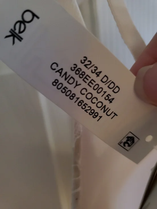 PARISIAN-INTIMATES-32/34 D/DD LIGHTLY LINED WIREFREE BRA In Candy Coconut - Picture 7 of 7